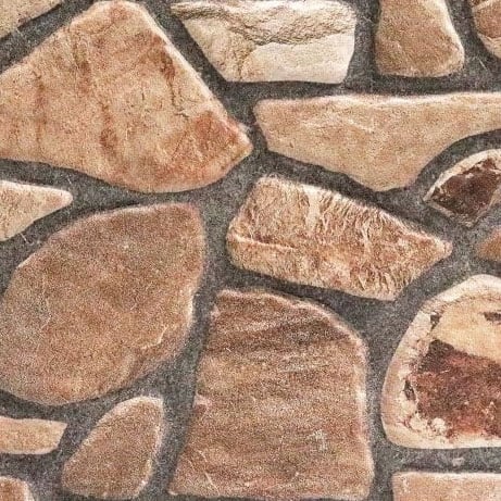 Декоративен стенен панел кафяв камък 120х50х2см