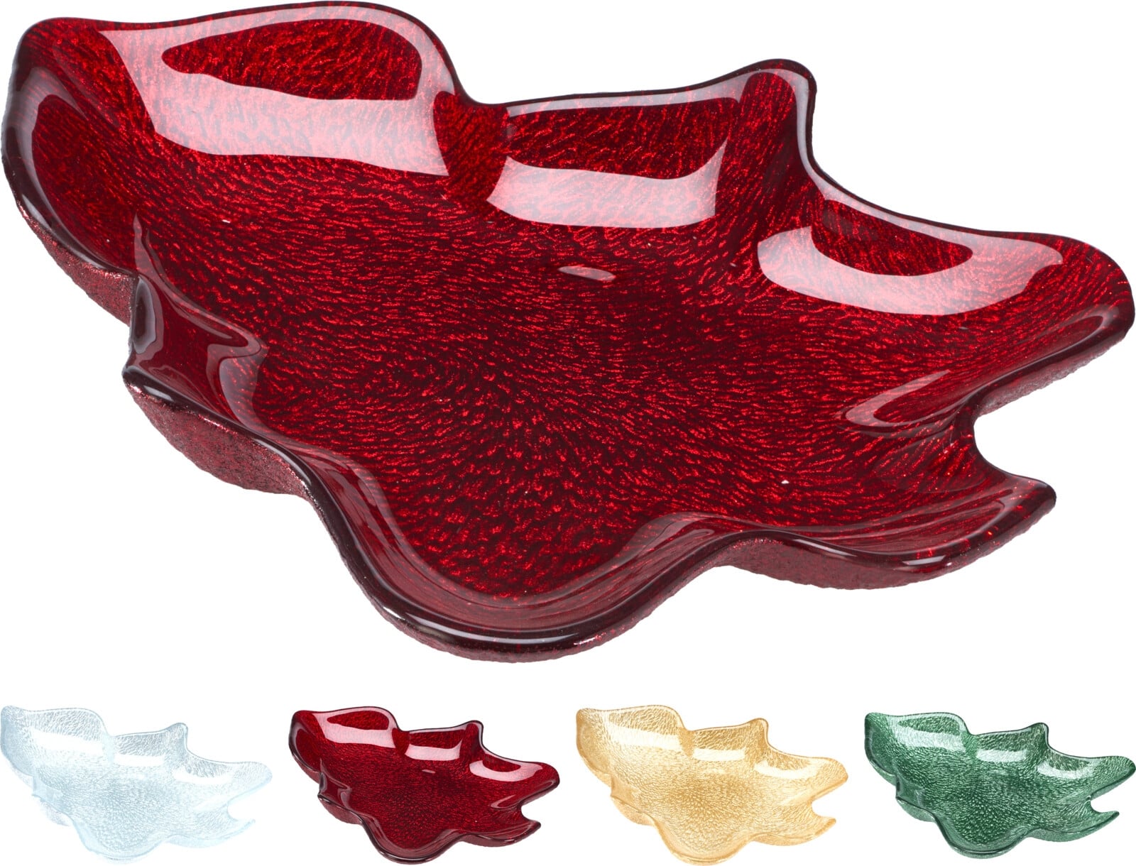 Коледна чиния Tree 22,5 х 30 см микс