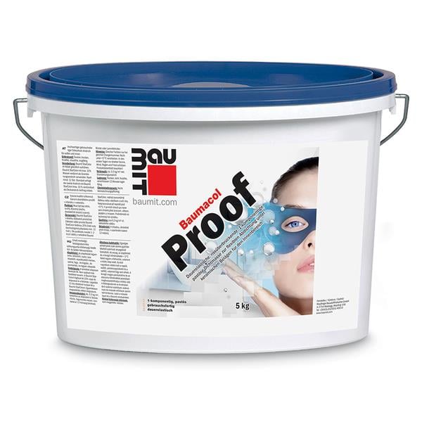 Течна еластична хидроизолация за баня Баумакол Пруф 25кг
