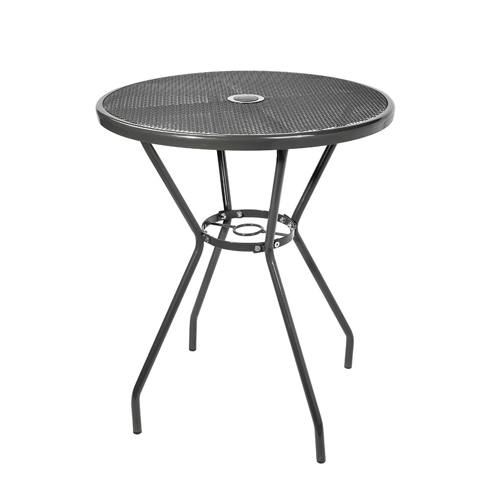 Метална мрежесто перфорирана маса My Garden TLM036-T тъмносива