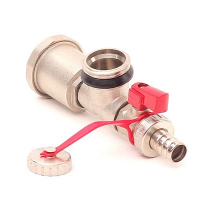 Краен елемент с включен автоматичен обезвъздушител и кран за източване THS Thermostyle 1"