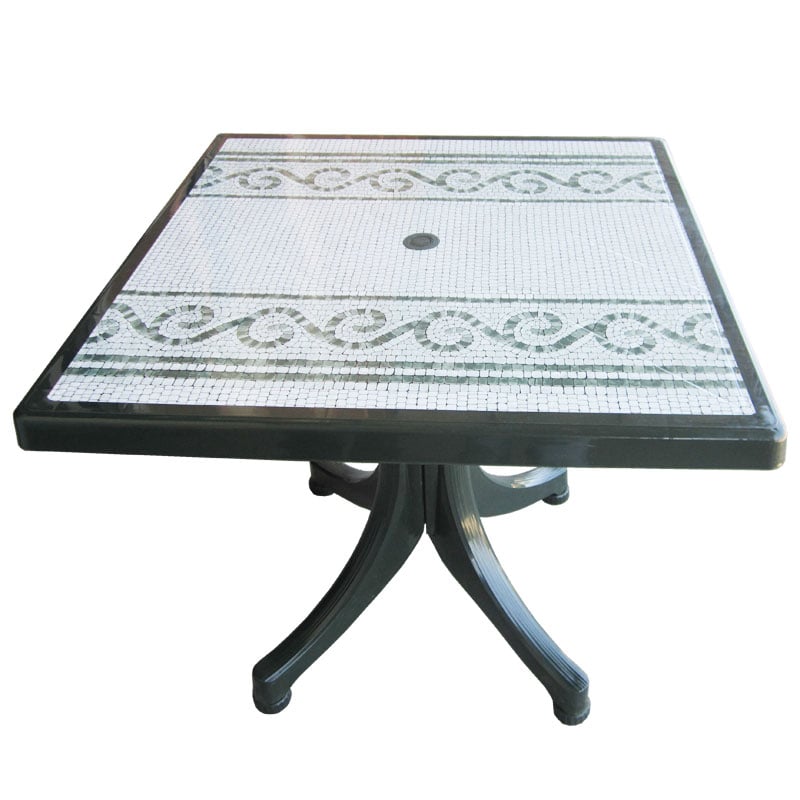 Градинска PVC маса Kutup 80x80см