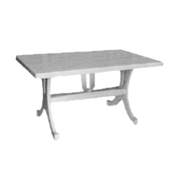 Градинска PVC маса Katlanir бяла