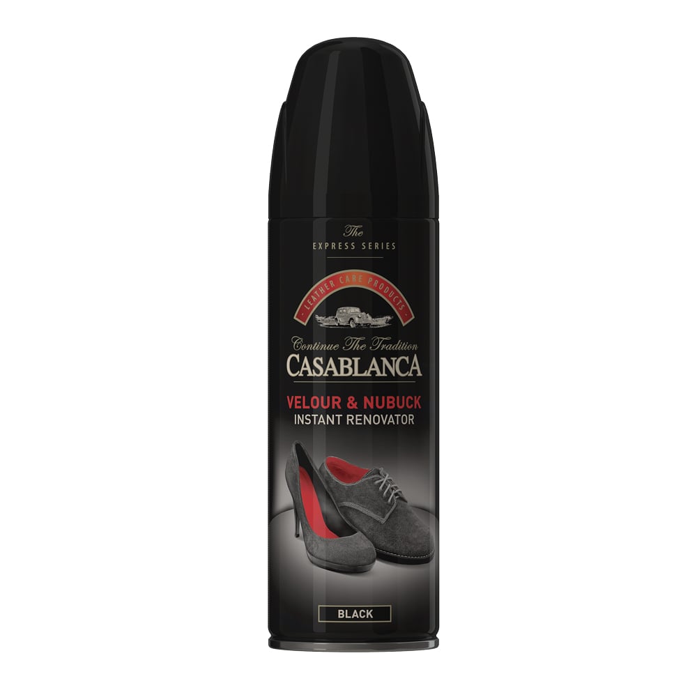 Спрей за велур и набук Casablanca черен 200мл