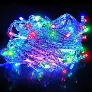 Гирлянд 100 разноцветни оризови лампички Rice 5мм